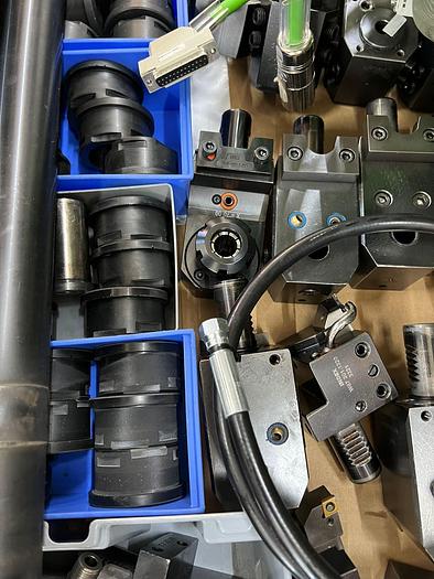 Used INDEX C 42 - TWIN SPINDLE - 3 TURRET CNC LATHE C axis Y axis