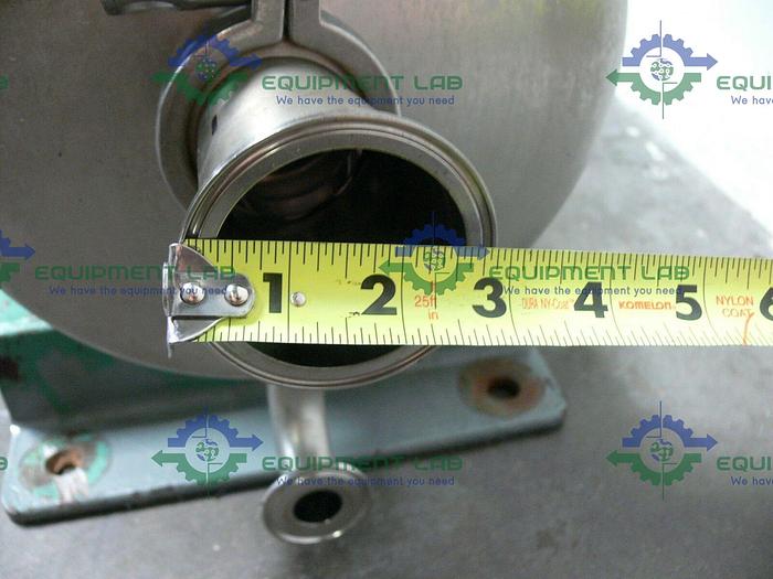 Used Tri-Clover TRI-FLO Pump SP218MH-S w/ 10HP Baldor Industrial Motor CM3711T