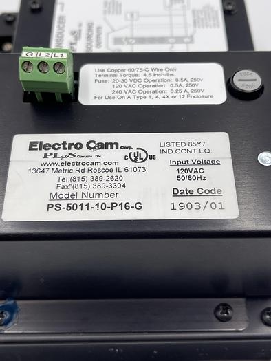 Used ELECTRO CAM P5-5011-10-P16-G