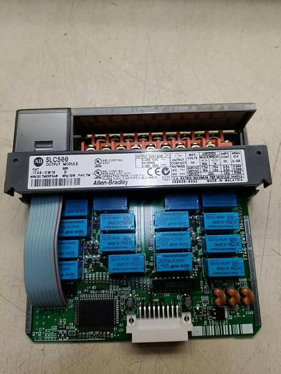 Used Allen Bradley 1746-P2 1746-A13, 1746-OA16. 1746-OW16, 1746-NI4, 1746-IV16, NO4I