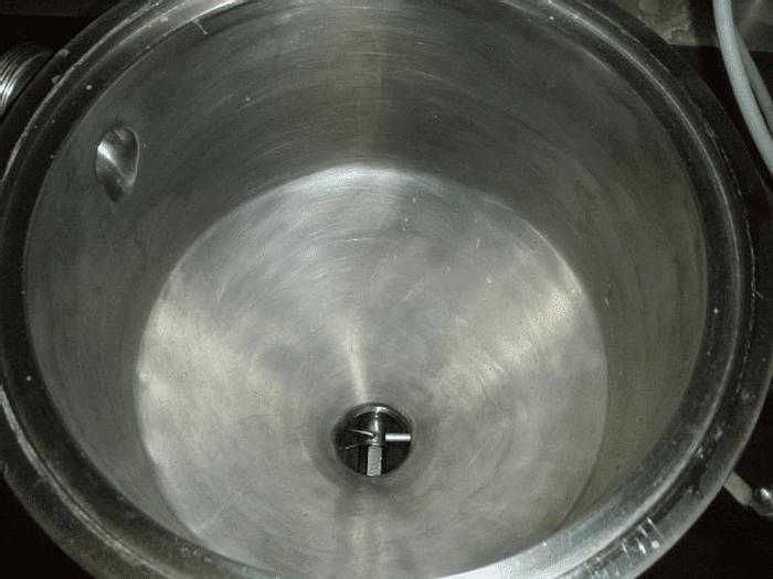Used 10 LITER KORUMA HOMOGENIZING MIXER SYSTEM – S/S – VACUUM – JACKETED #8152