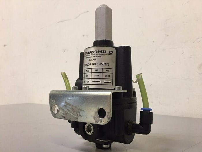 Used Fairchild 10222 Pneumatic Pressure Regulator Max 500 PSIG 35 bar 3500 kPa