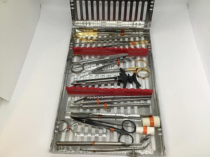 Used Hu Friedy Dental Surgical Instrument set Signature
