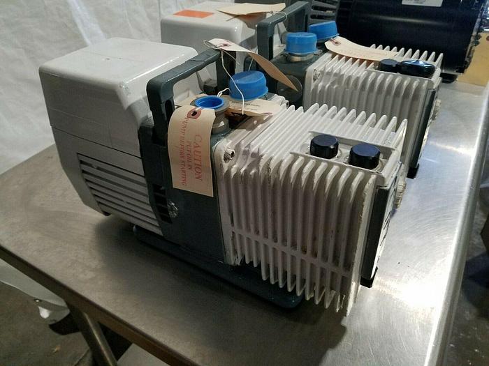 Used Alcatel Pascal 2005 SD Dual Stage Rotary Vane Pump REBUILT + FREE SHIPPING