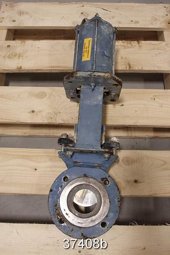 Used Dezurik 3" Air Operated Knife Gate Valve #37408