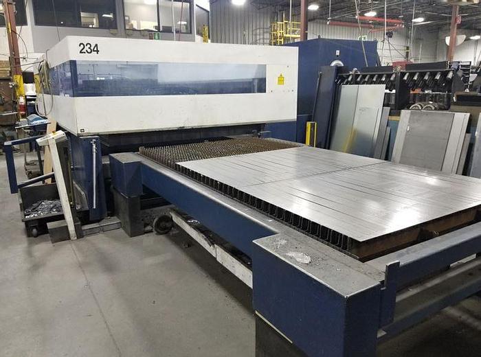 Used 2009 4000 Watt Trumpf TruLaser 3030 CNC CO2 Laser Cutting System