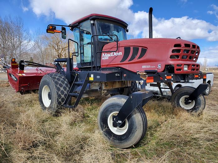 Used 16' MacDon M205 Rotary Windrower w/ 400 Hrs