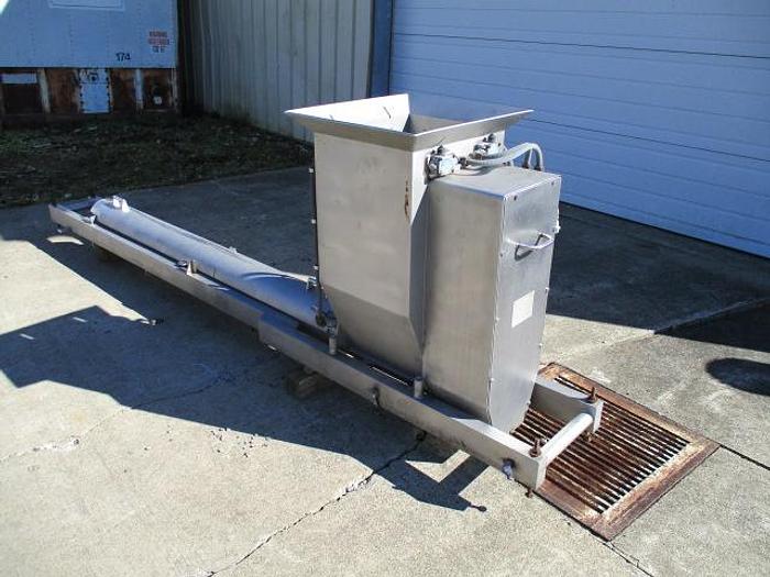 Used Spray Dynamics Uni-Spence Horizontal Screw Conveyor; Md#197.00