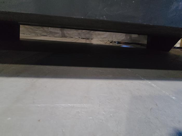 Used Polypro Tank Counter Flow Rinse side and bottom support 70" x 28" x 29" Plating