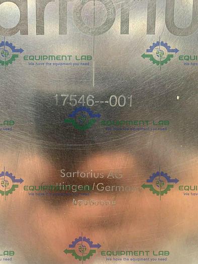 Used Sartorius 17546---001 Stainless Steel Tangential Crossflow Filtration Holder