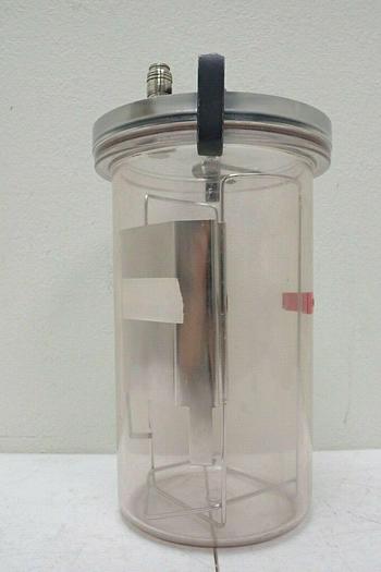 Used BBL Anaerobic System Holding Jar with Rack, Lid & O-ring Gasket