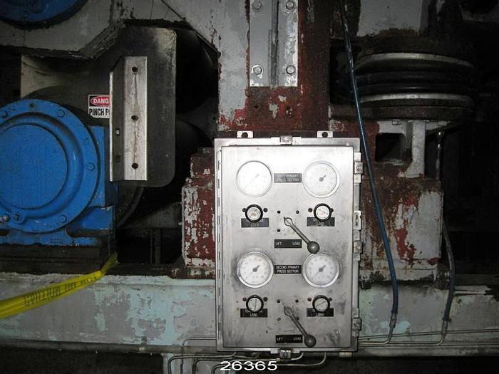 Used Press, 350 Pli, 95" Facem 20" Diameter Top And Bottom Roll #26365
