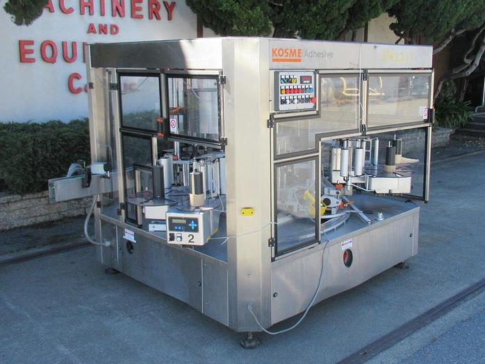 Used Labeler, Pressure Sensitive, Kosme, Front & Back, S/st, A #S742211