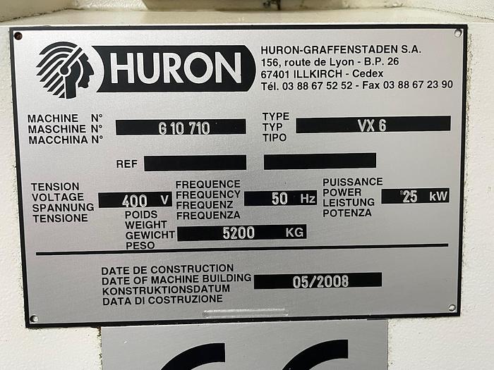 Gebraucht CNC Bearbeitungszentrum vertikal HURON VX 6