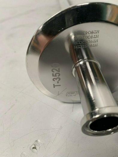 Used Fluid Line 35" Stainless Steel Siphon Tube w/ Slanted Outlet & 3/4" Sanitary Fit