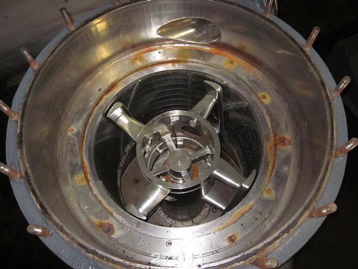 Used Black Clawson ULTRA SCREEN III Black Clawson Ultra Screen Iii, 0.025" Slotted J&L V-Max Basket, 4-Foil Rotor, Stainless Steel Body #27611