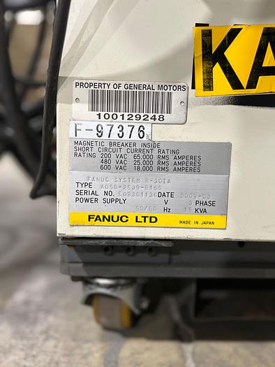 Used FANUC M900iA/260L, CLEANED AND TESTED, ONLY 4,493 HOURS