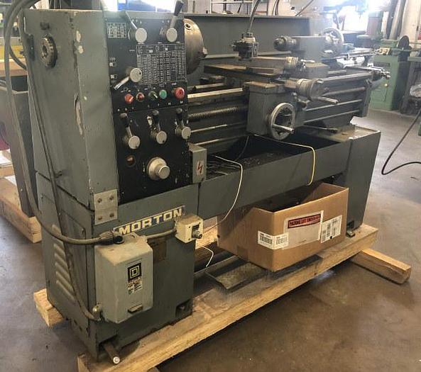 Used MORTON 1340 METAL LATHE