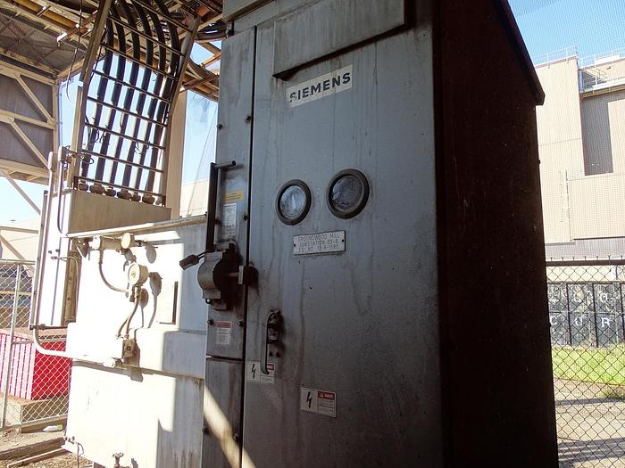 Used 1,500 KVA 13,000V SIEMENS-ALLIS SUBSTATION 480Y/277 VOLTS CU WINDING