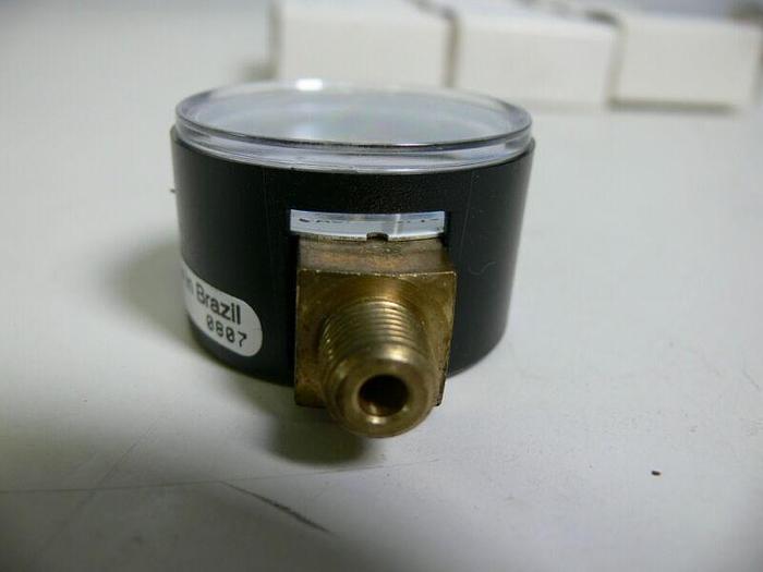 Used Lot of 6 Ashcroft 15W1005PH 01L 1 1/2" 15 PSI 1/8" NPT Pressure gauge