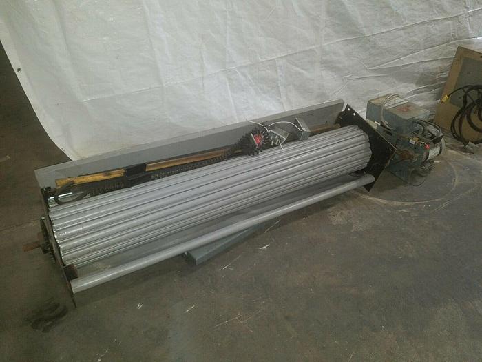 Used 5' x 8' Motorized Overhead Door Roll Up Door with motor and control