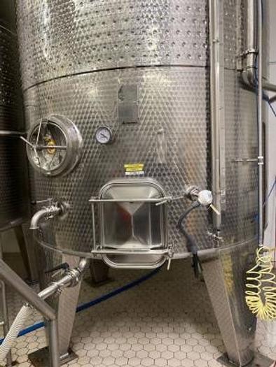 Used (2) Available - Used Letina 15,700L / 4150 Gal Jacketed Fermenters