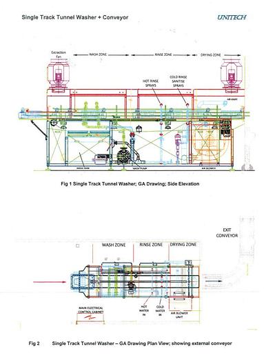 Used UNITECH TRAYWASHER