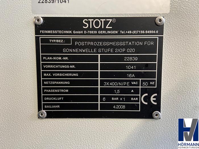 Gebraucht 2008 STOTZ Feinmesstechnik 11513