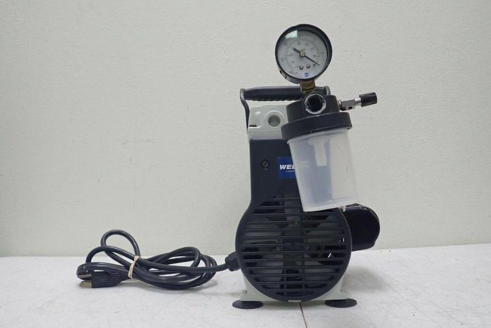 Used Welch 2581B-50 Piston Vacuum Pump, 115V 60Hz 4.0A 155752109805