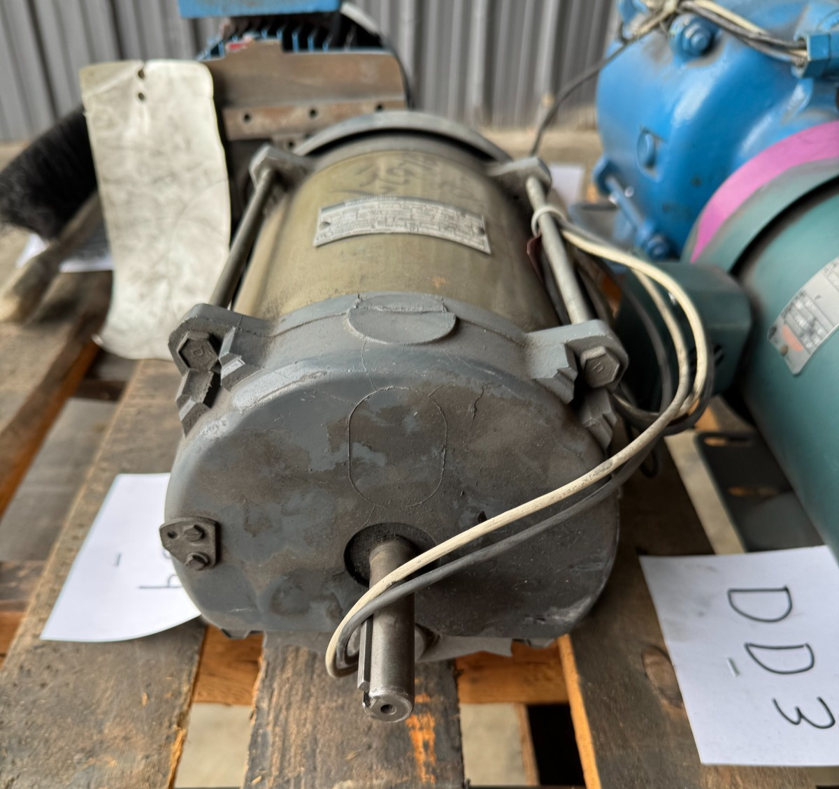 WESTINGHOUSE MOTOR 3/4 HP 1725 RPM DD4 115/230 V 1 PH 11/55 AMP FR G61G