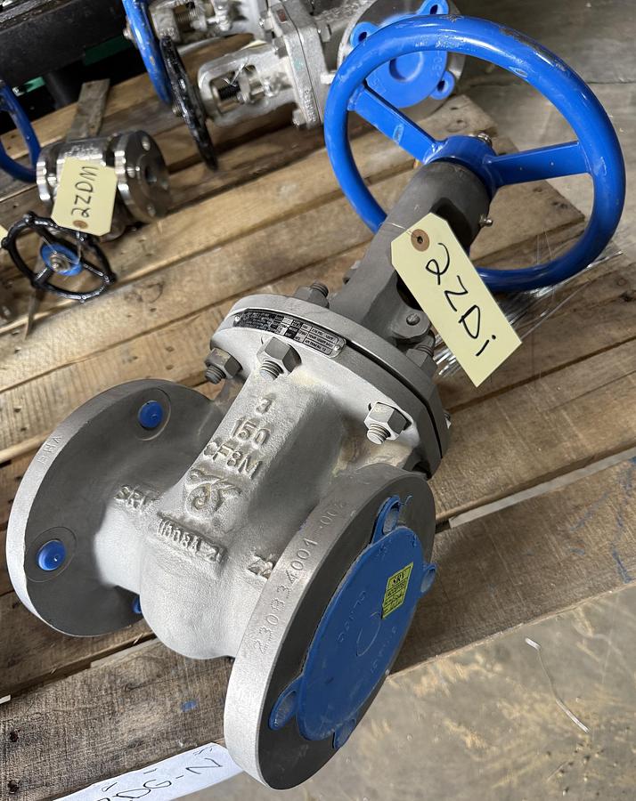 Refurbished DSI 3" 150 RF GATE VALVE 316 BODY 2ZDH FIG# 37-15-16HFS-Z215