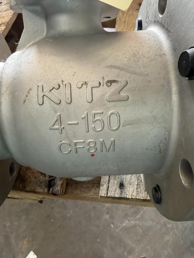 KITZ 4" 150 RF BALL VALVE 316 BODY 316 TRIM FIG# 150UTAZM-FS