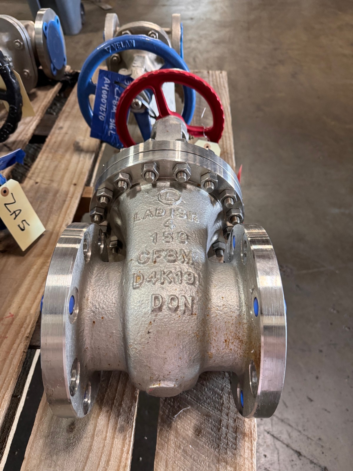 LADISH 4" 150 RF GATE VALVE 316 SS ZA4