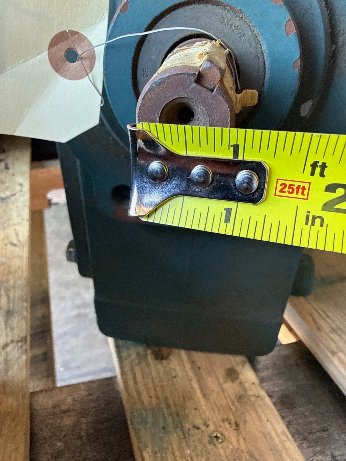 TIGEAR GEAR REDUCER 1XTG 1XSI 1XSF MODEL 35S20R 1750 RPM 5.79 HP RATIO 20 TO 1