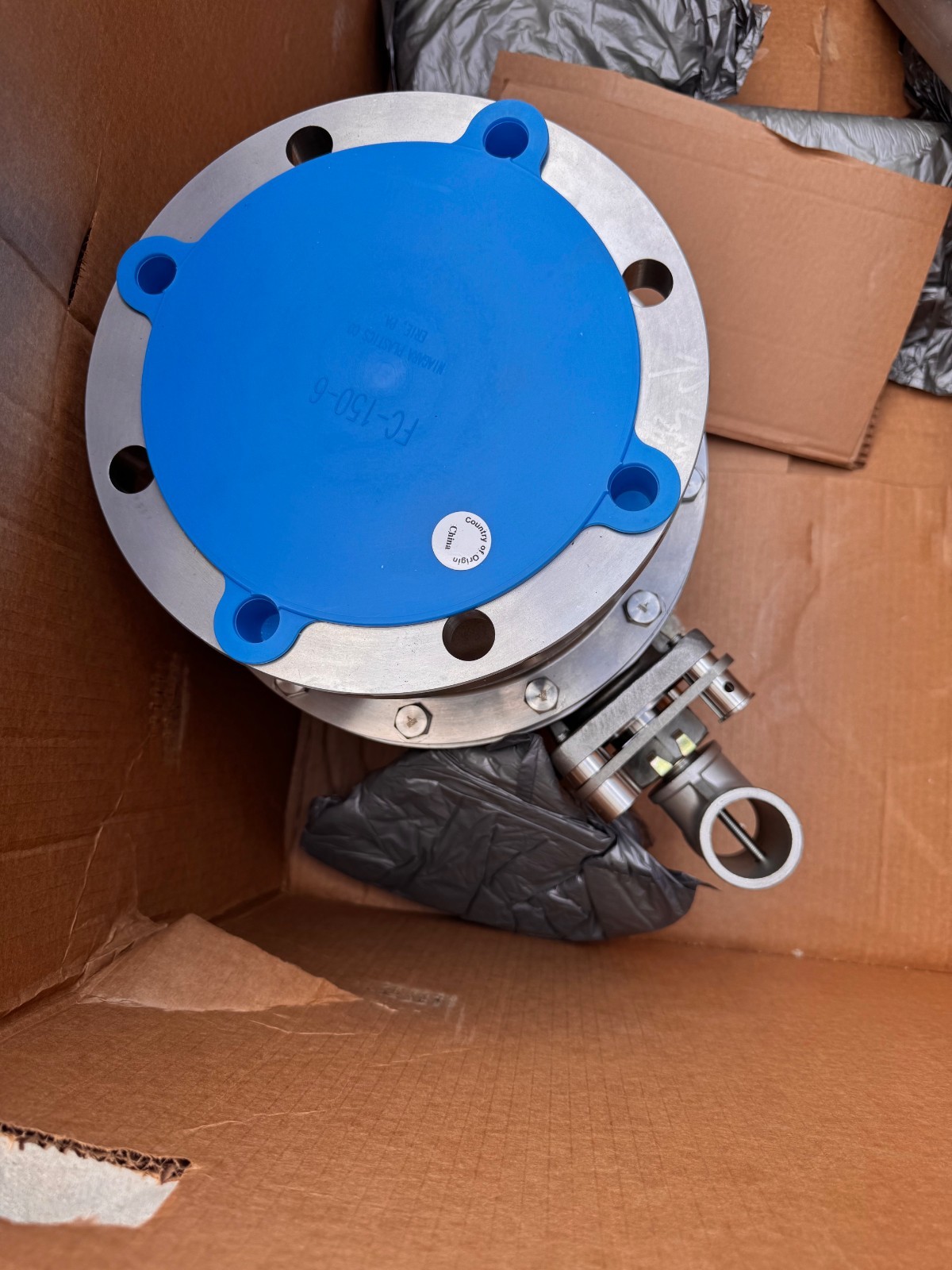 WORCESTER FLOWSERVE 6" 150 RF FULL PORT BALL VALVE 316 STAINLESS STEEL BODY 2XB
