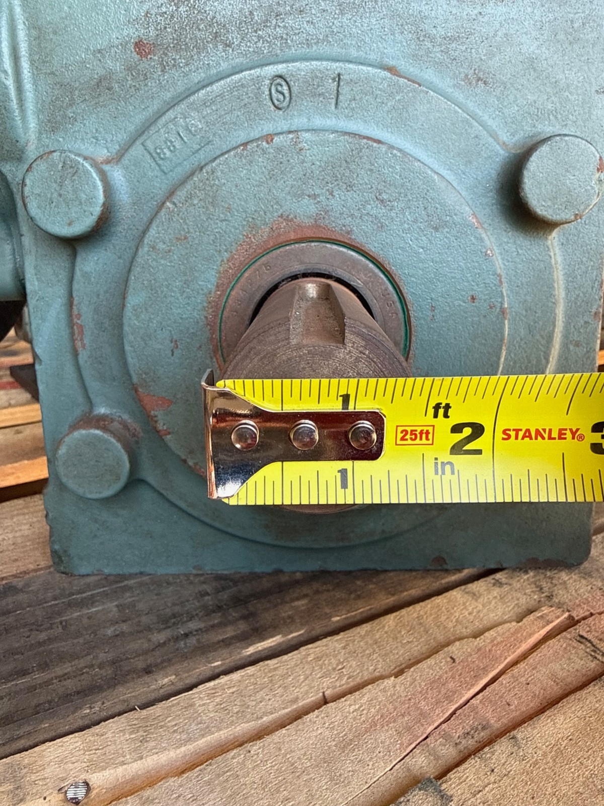TIGEAR/2 BALDOR GEAR REDUCER 1XPA 1XPB MOD 35Q20R181750 RPM 20 TO 1 RATIO 5.96 H