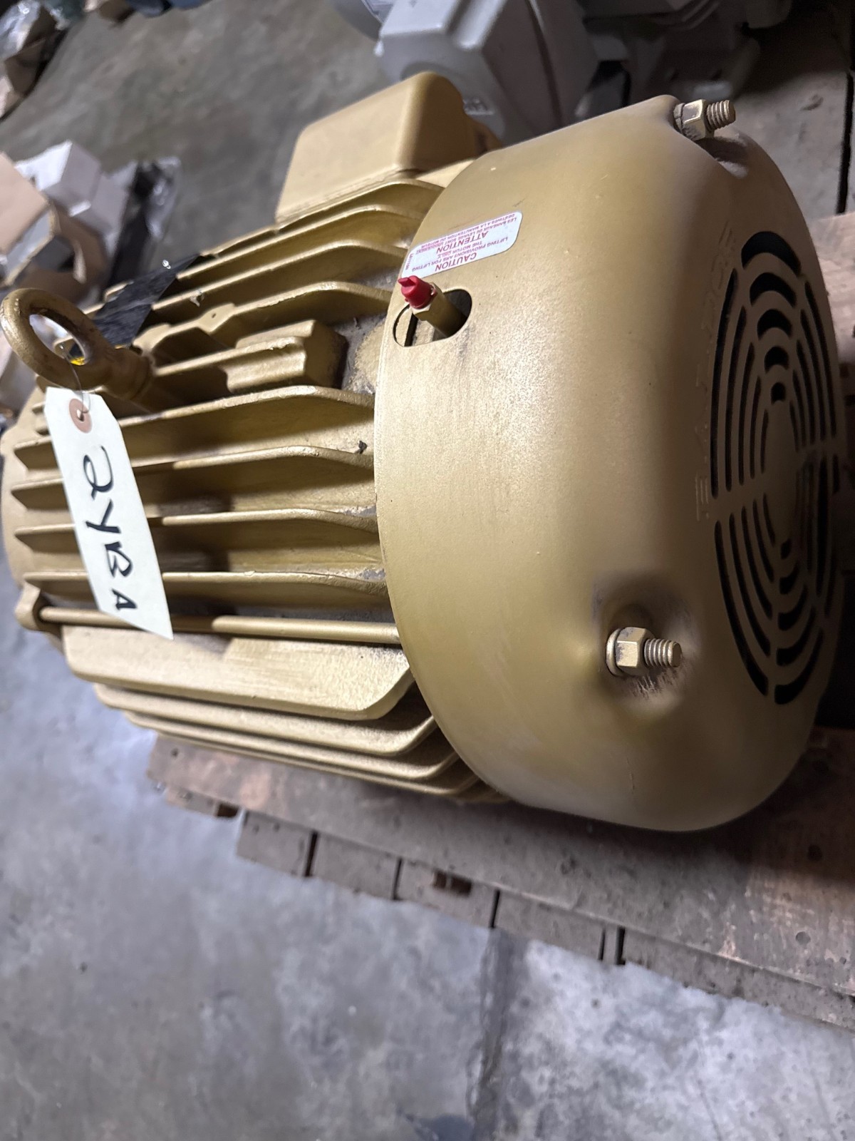 Used BALDOR SUPER E MOTOR 15 HP MODEL CEM2333T 2YBA 1765 RPM 230/460 V 3 PH 36 /18 AM