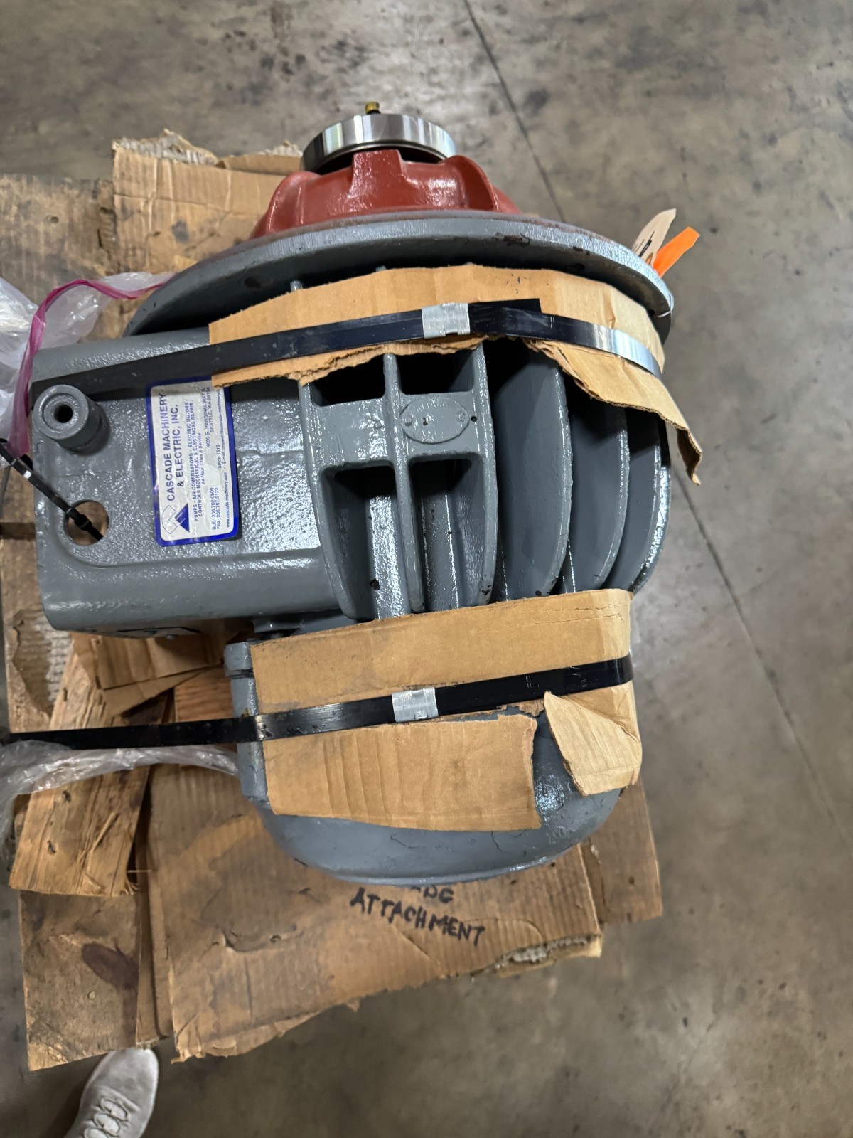 DEMAG CRANE MOTOR FOR DEMAG P30,4/1. 6 TONS SPEED W1 250/440V 3 PH 60HZ 9.1 A