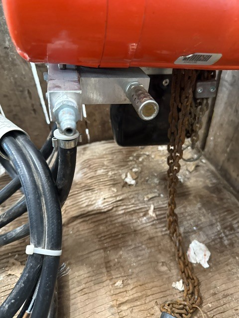 Used Shopair Pneumatic Hoist 1/2 Ton CM 2YS9