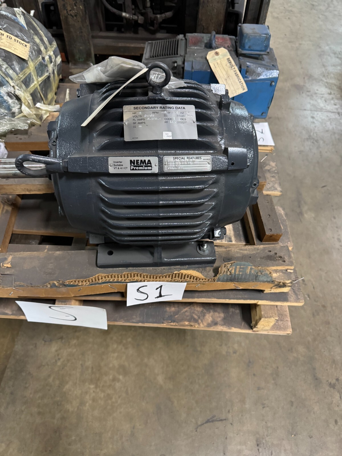GE MOTOR Cooling Tower Duty S3 2 HP 5K0816  860 RPM 208-230/460 V  3PH