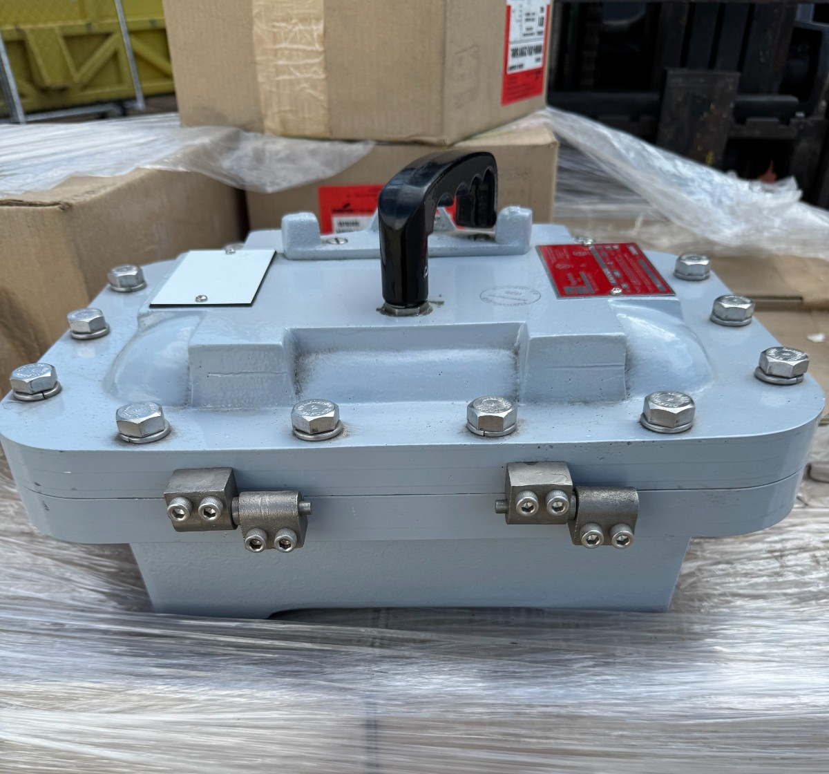 EGS APPLETON 20 AMP EXPLOSION PROOF BREAKER BOX AEAB12620S AD11C 600 V 2 PH 5 OU