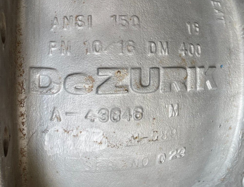 16" 150 FP V PORT CONTROL BALL VALVE 316 SS BODY AND BALL DEZURICK WITH ACTUATOR