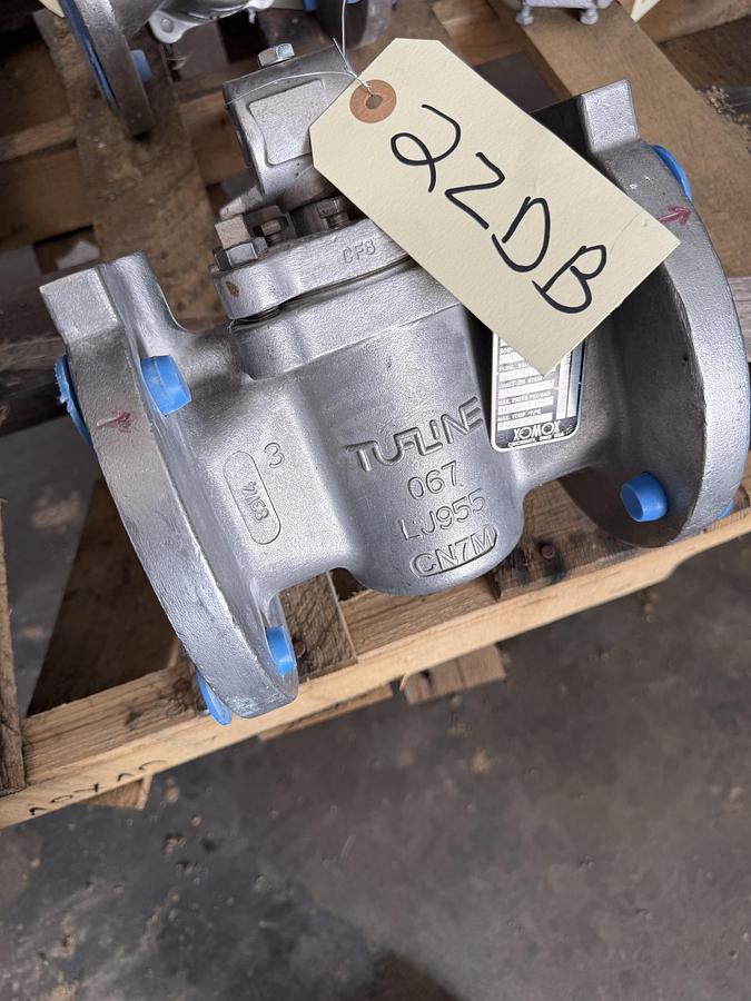 TUFLINE 3" 150 RF PLUG VALVE ALLOY 20 FIG # 067FT