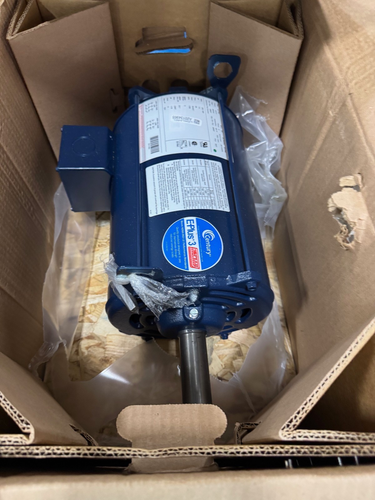 AO SMITH CENTRY E PLUS 3 Motor 7.5 HP MODEL E317M2 VA11A1 VA11C 760 RPM 230/460
