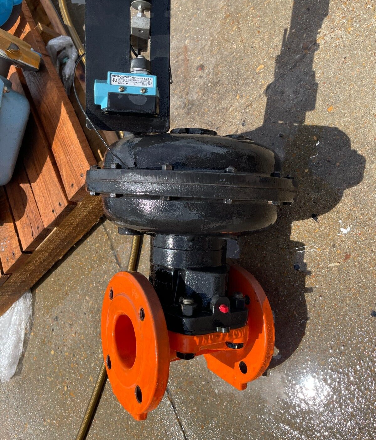 3" 150 LB AUTOMATED DIAPHRAM VALVE CENTURY INSTRUMENTS 3AGABE RUBBER LINED