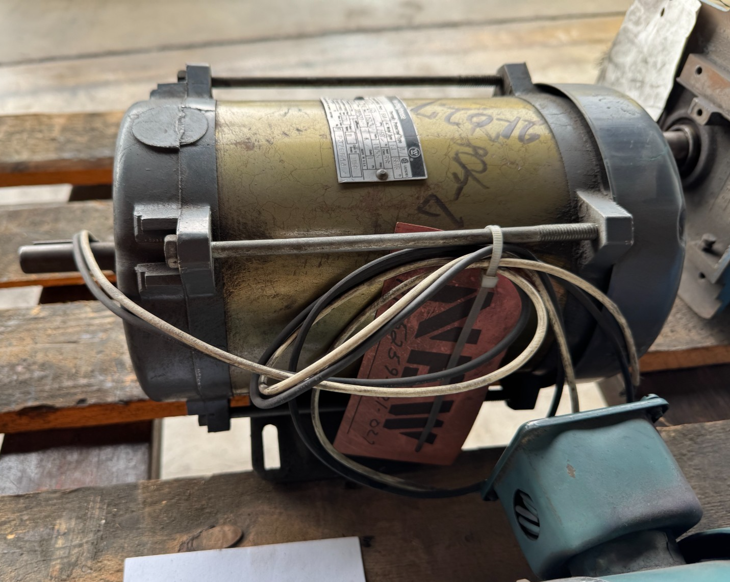 WESTINGHOUSE MOTOR 3/4 HP 1725 RPM DD4 115/230 V 1 PH 11/55 AMP FR G61G