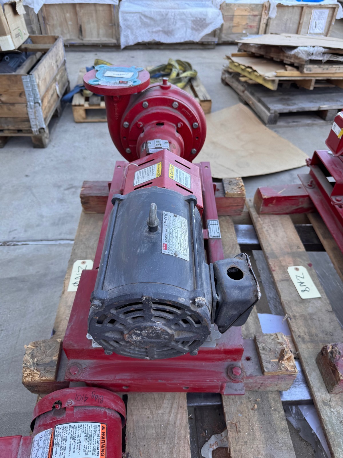 BELL & GOSSETT PUMP 21/2" X 3" X 6.625" IMPELLAR ZN6 8 1510 3 HP 203 GPM@85' 175
