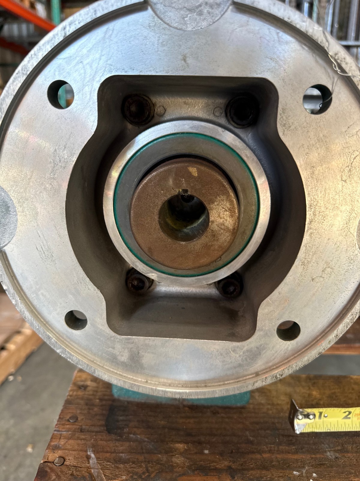 TIGEAR/2 BALDOR GEAR REDUCER 1XWA MOD 35Q20L18 1750 RPM 20 TO 1 RATIO 5.79 HP