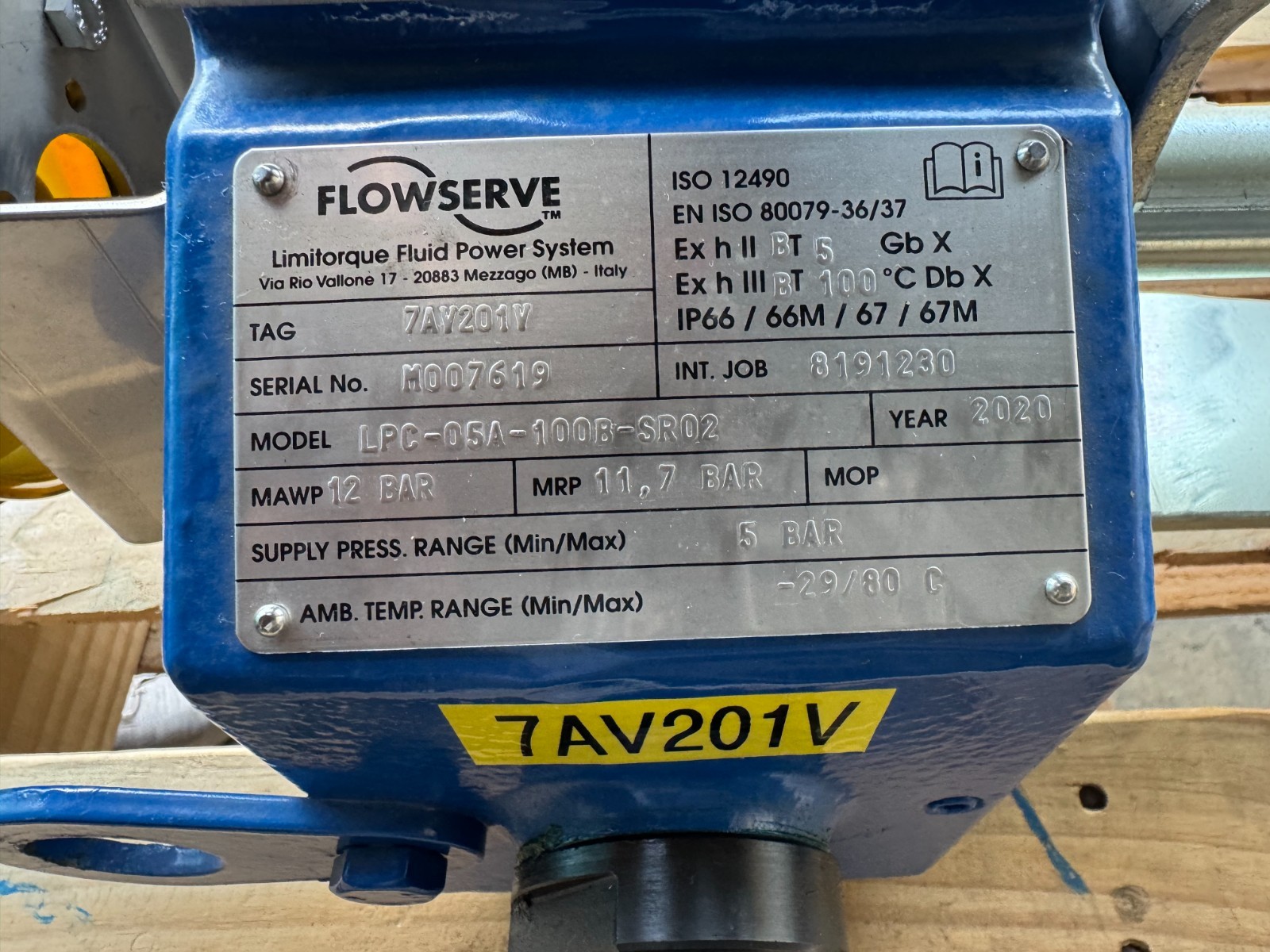 ARGUS 1" 600 RF FP BALL VALVE MODEL FK79 V29 CS BODY SS TRIM SS W ACTUATOR