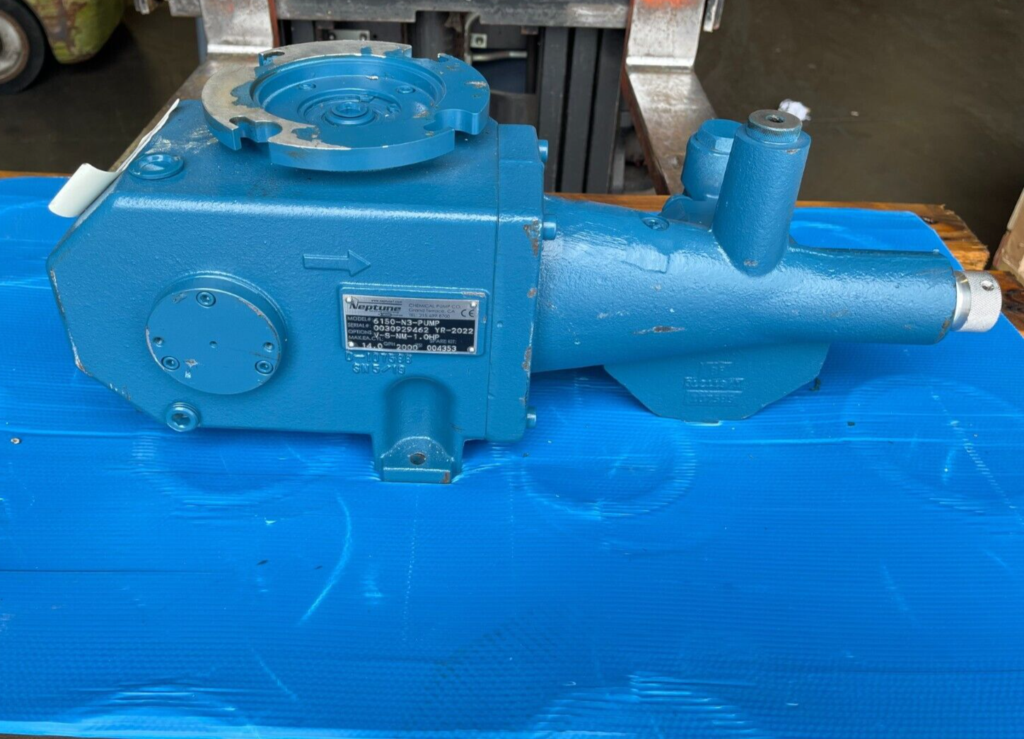 NEPTUNE CHEMICAL PUMP 6150-N3-PUMP V-S-NM-1 HP 14 GPH AT 2000 PSI